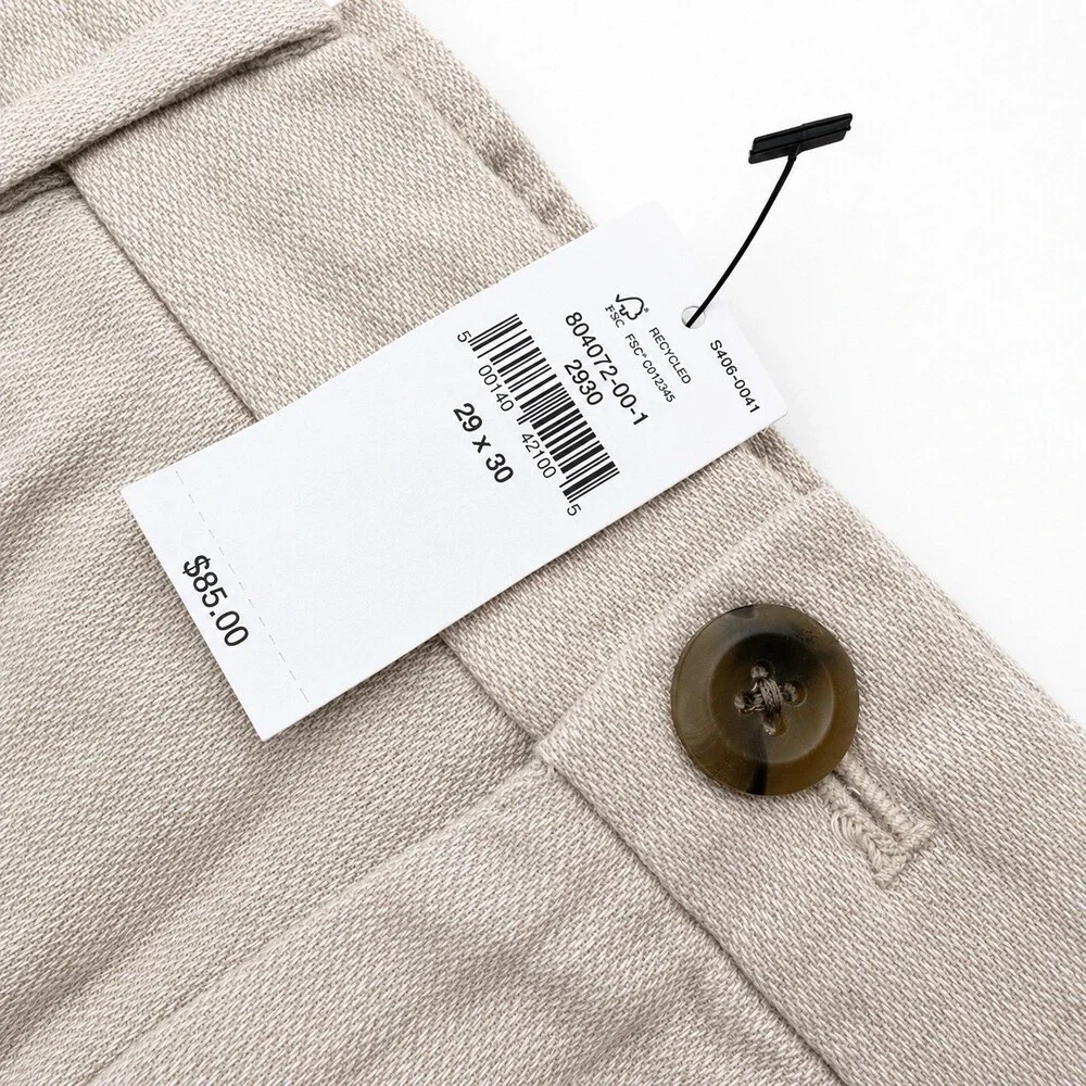 Banana Republic Men’s Linen Blend Athletic Pants 29x30 Beige NWT